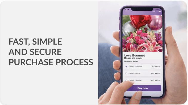 Delivery in less than 2 hours to Uruguay - Flores En Uruguay